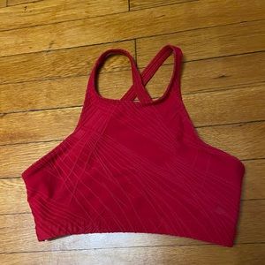 Onzie Selenite Heart Yoga Sports Bra - Red - S/M